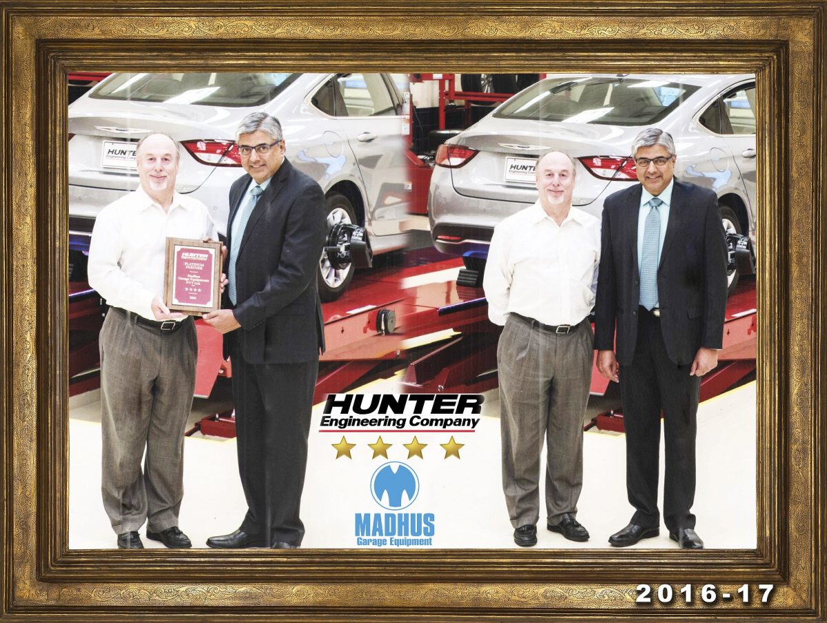 Hunter Awards Madhus for best Performance with “Four Star”